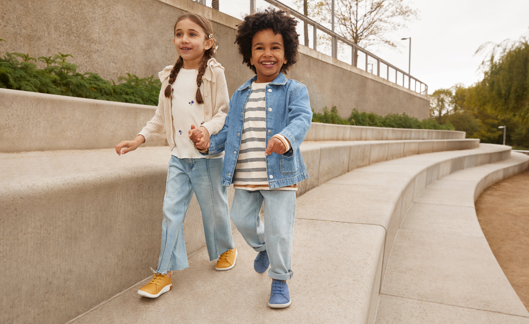Little Kids' KNX Leather Sneaker | Coronet Blue/Vapor - Image 7