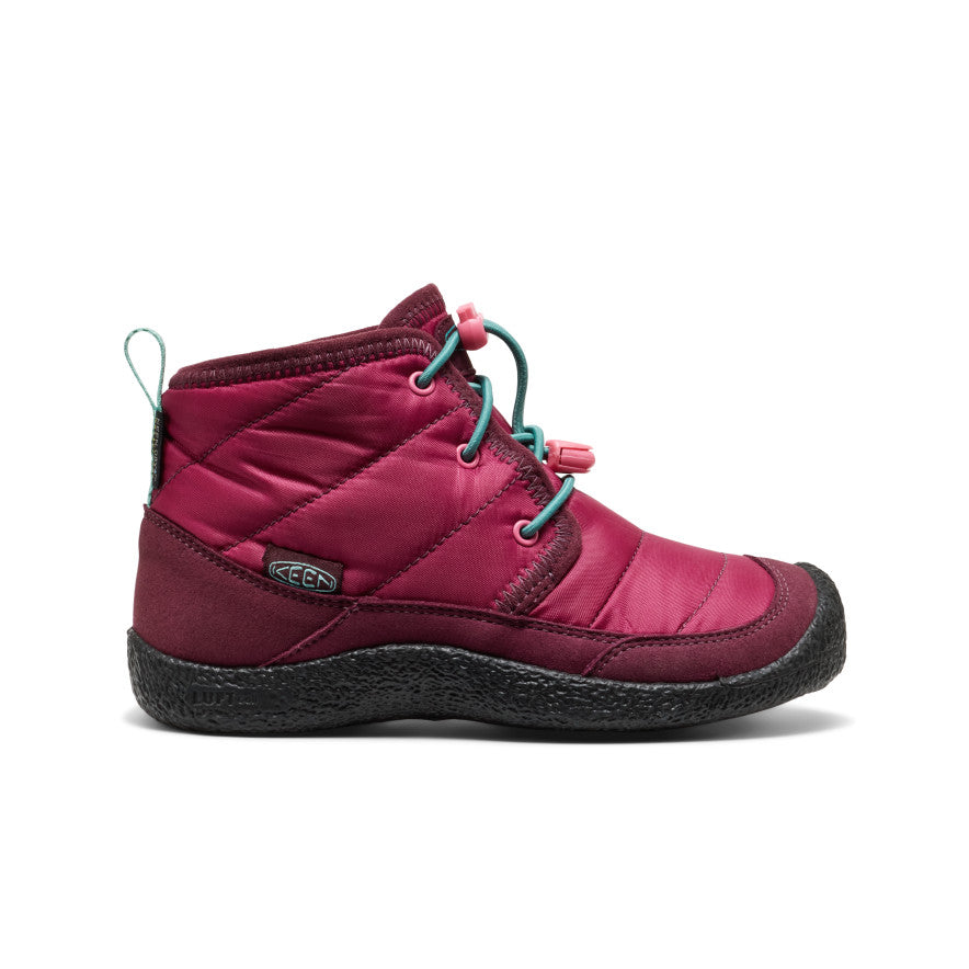 Big Kids' Howser II Waterproof Chukka | Beaujolais/Pool Blue