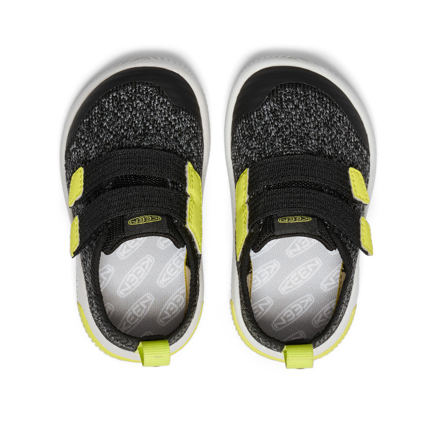 Toddlers' KNX Knit Double Strap | Black/Evening Primrose - Image 4