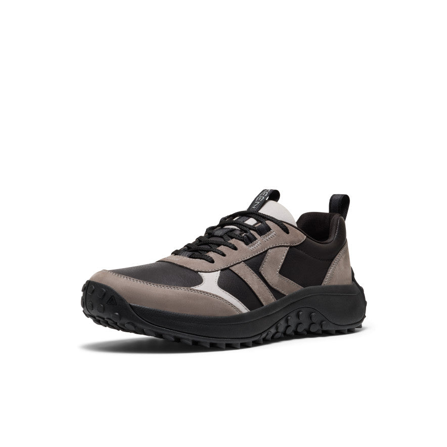 Men's KS86 Leather Sneaker | Black/Steel Grey - Image 3
