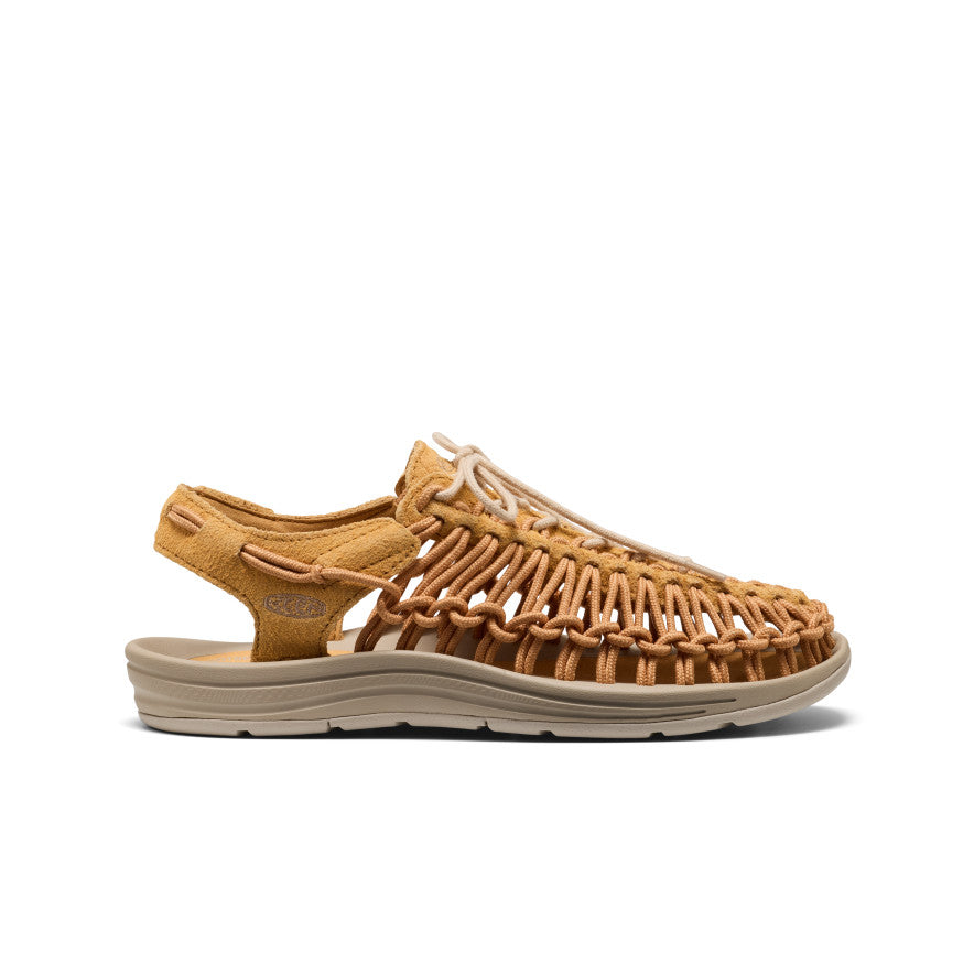 All Gender UNEEK Leather Sneaker | Oak Buff/Plaza Taupe