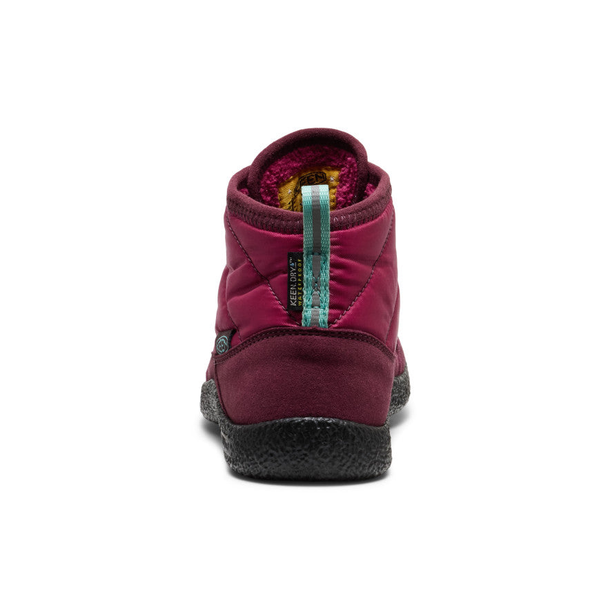 Big Kids' Howser II Waterproof Chukka | Beaujolais/Pool Blue - Image 5