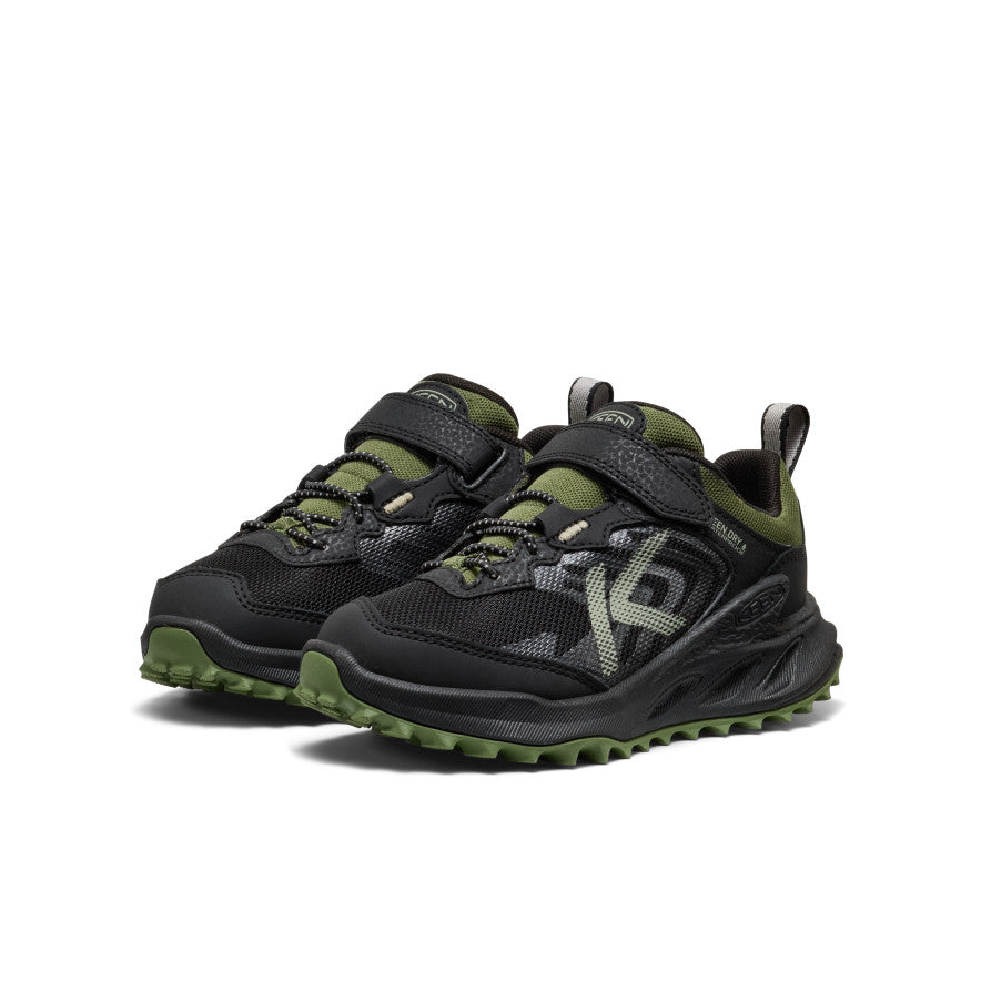 Little Kids' Zionic Waterproof Shoe | Black/Bronze Green - Image 2