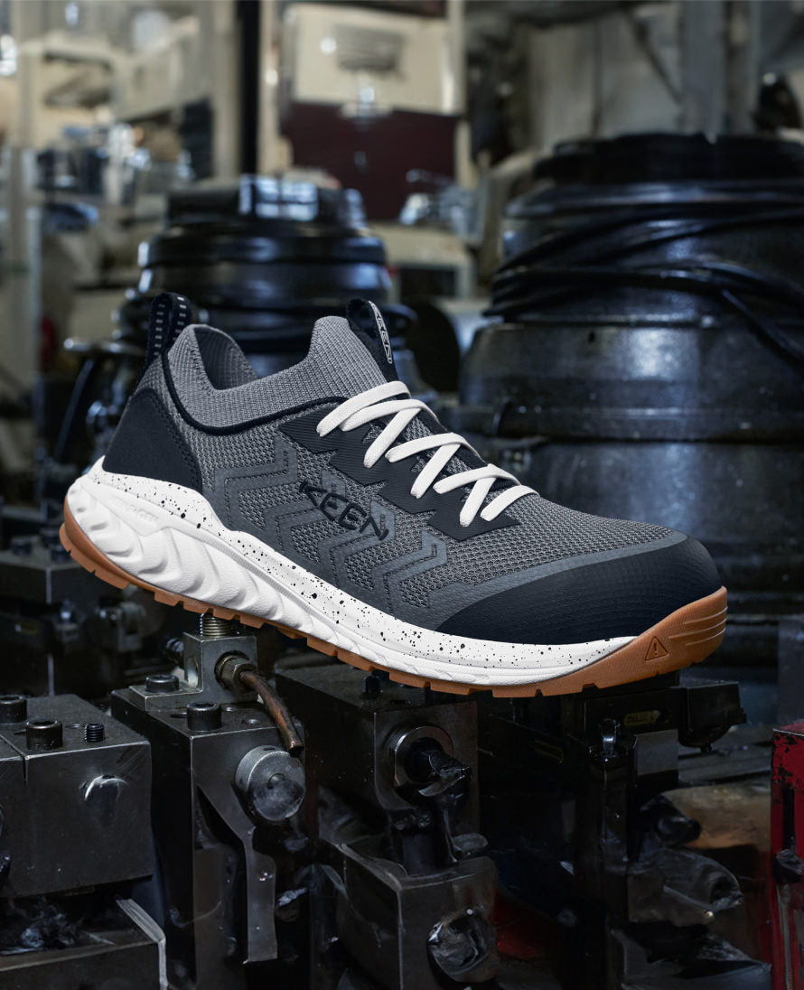 Men's Arvada Shift Work Sneaker (Carbon Toe) | Steel Grey/Gum - Image 9