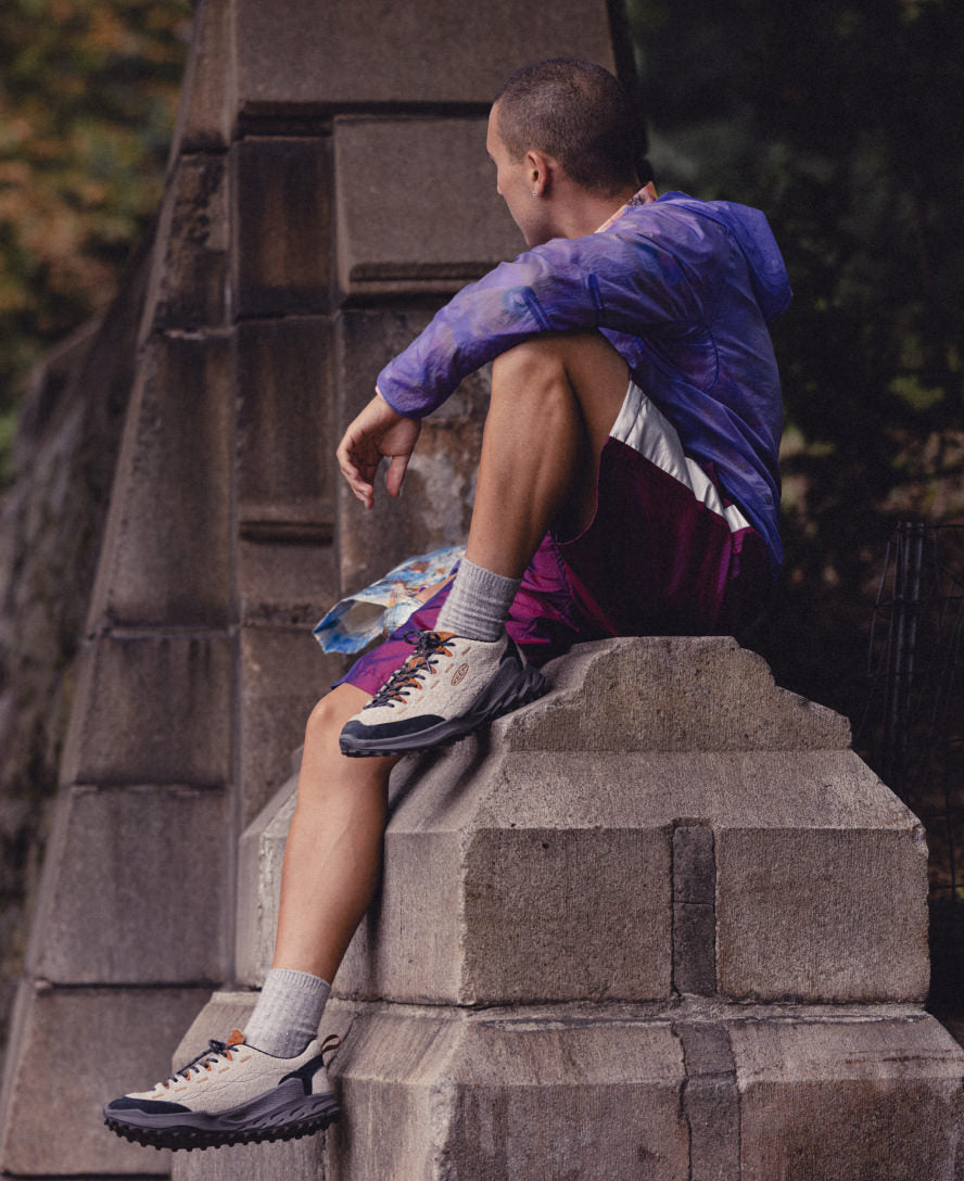 Men's Jasper Zionic Sneaker | Sky Captain/Lemon Curry - Image 8