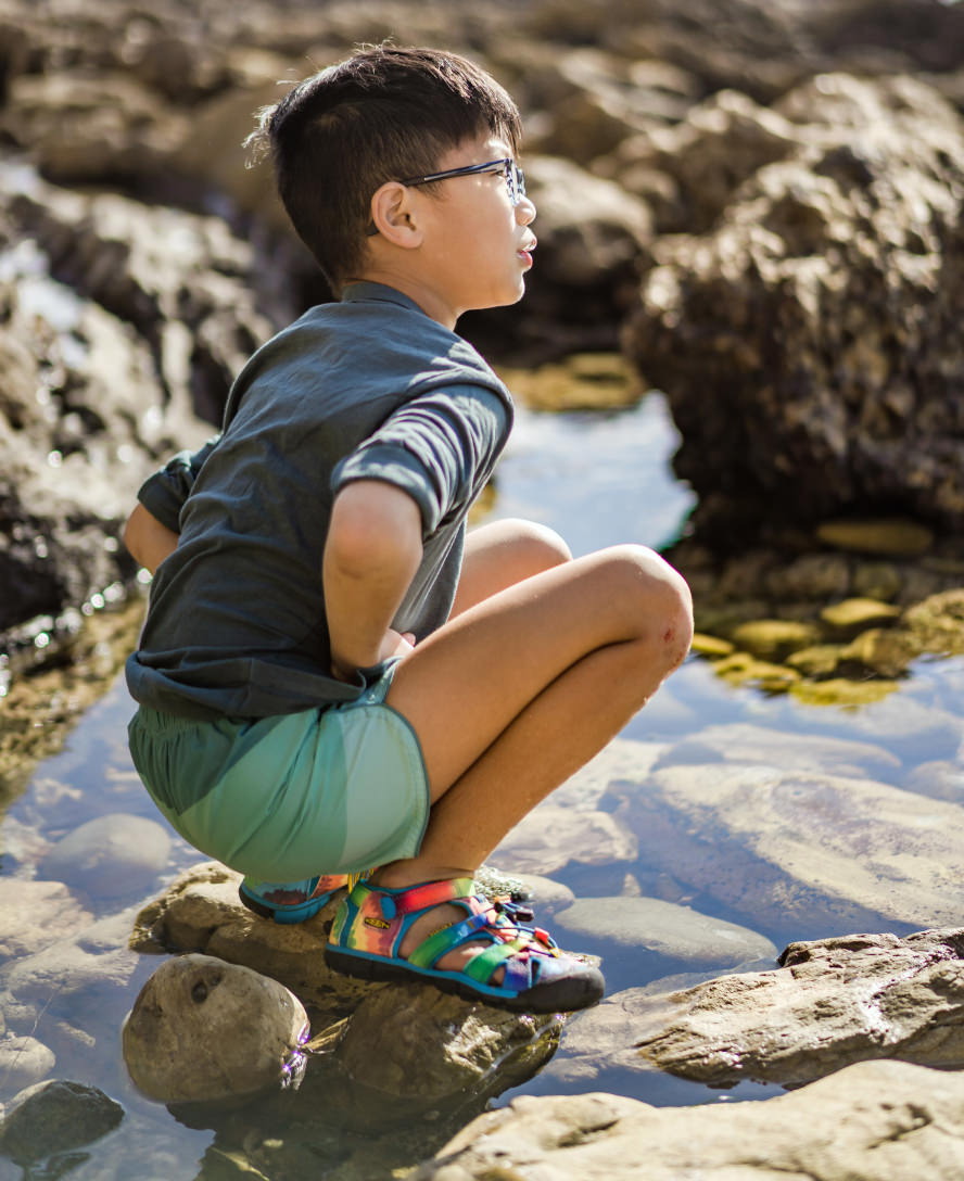 Little Kids' Seacamp II CNX | Dark Olive/Gold Flame - Image 8