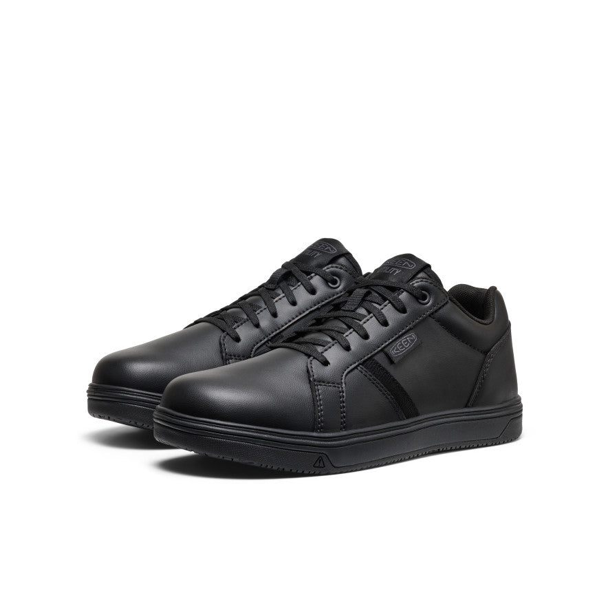 Men's Kenton WTX Work Shoe (Soft Toe) | Black/Black - Image 2