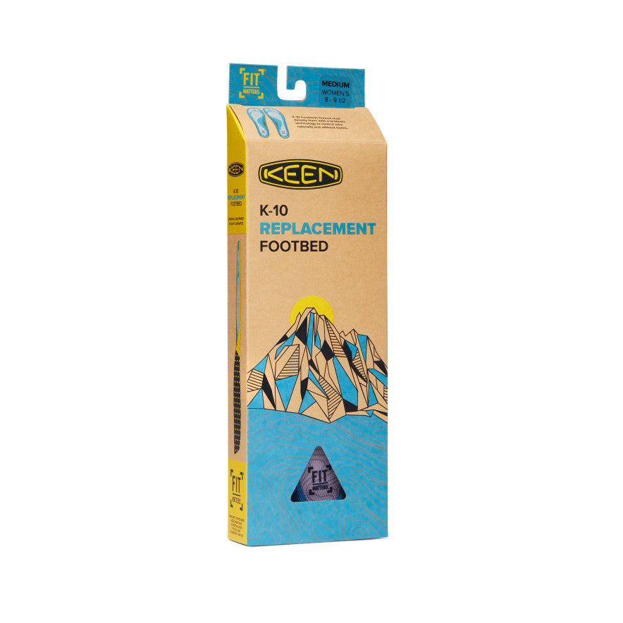 Women's Outdoor K-10 Replacement Insole | Ocean Blue - Image 5