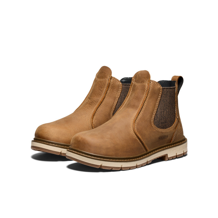 Women's San Jose Chelsea 90° Heel Boot (Soft Toe) | Belgian/Gum - Image 2